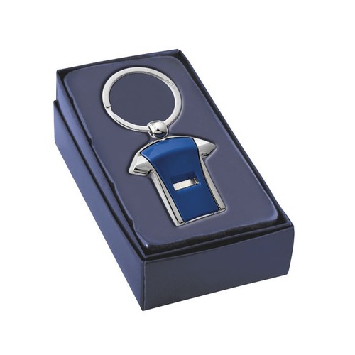 KEYCHAIN WHISTLE BLUE
