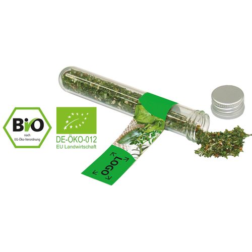 Glass Tube Organic Herbs of Provence