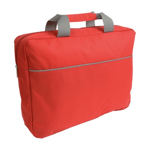 600D polyester briefcase with handle and zip closure