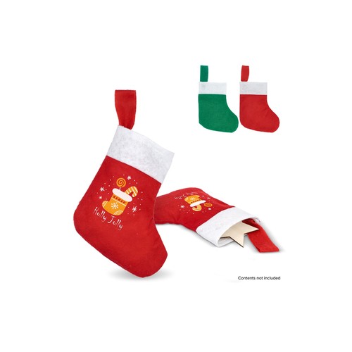 Bas de Noël en feutre 20 cm