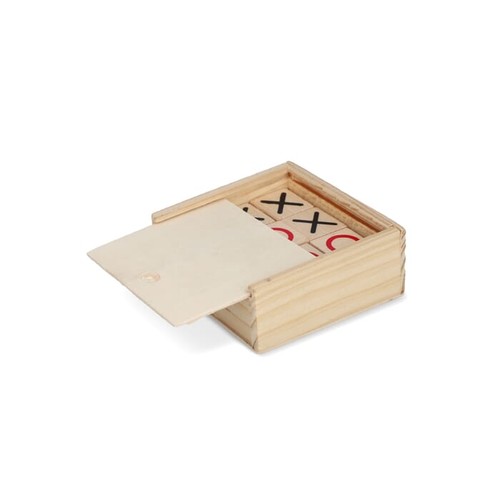 Tic Tac Toe set in wooden box