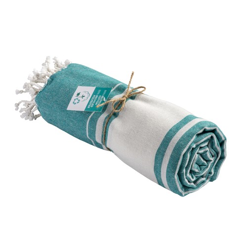 Beach towel /pareo in recycled cotton 180 gr/m2