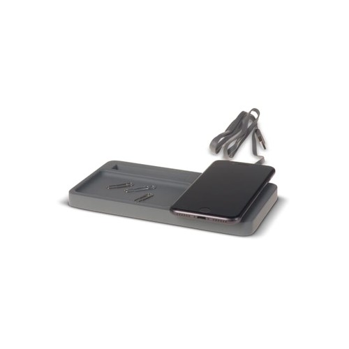 Limestone Desk organizer with wireless charger 5W