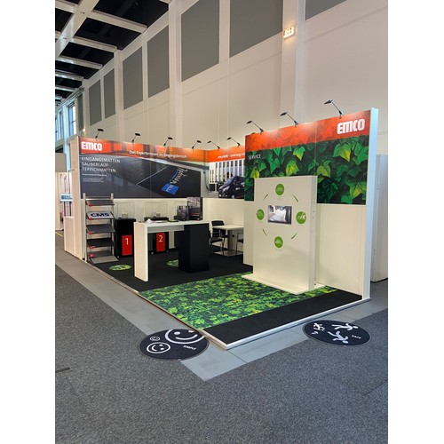 Floor mats for trade fairs and showrooms