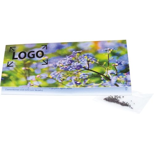 Carte à volet Myosotis