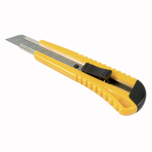 ABS Stanley knife with locking mechanism, medium