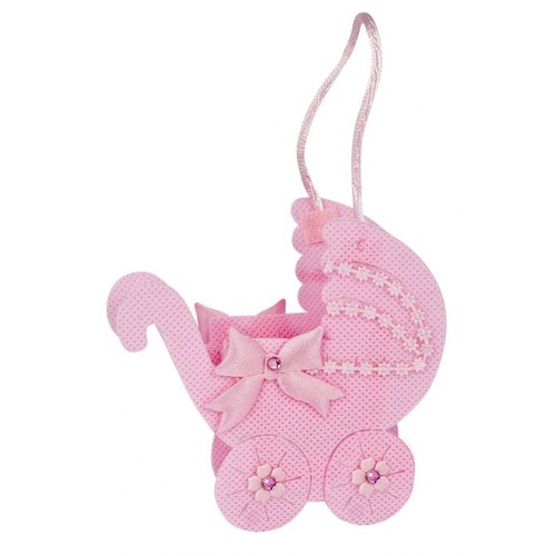 FAVOR PRAM TEXTILE PINK