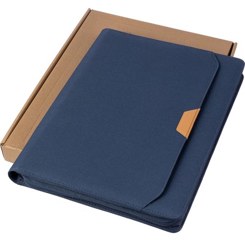 Conférencier A4 zippé en rPET Jasmin