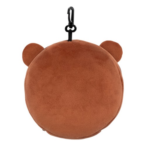 Plush teddy bear, travel pillow, eye mask | Ren