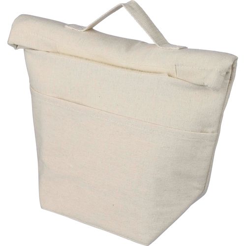 Recycled cotton (220 gsm) rolltop cooler bag Faith