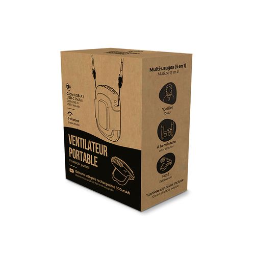 VENTILATEUR DESIGN PORTABLE MODULABLE