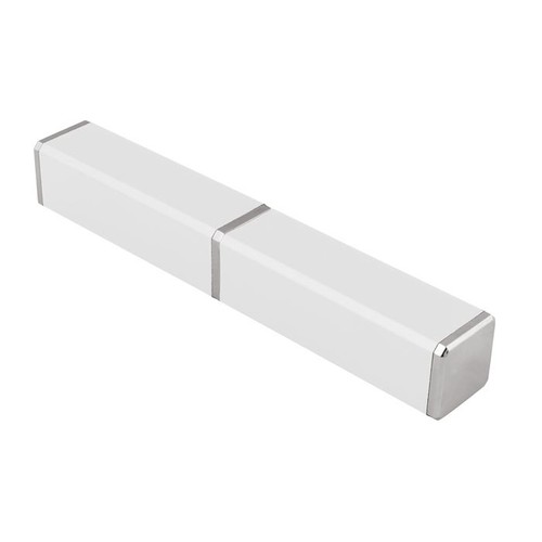 ALUMINIUM BOX  SQUARED WHITE - NO PEN