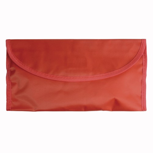 Pochette porte-documents en polyester 70D avec 2 poches et fermeture e velcro