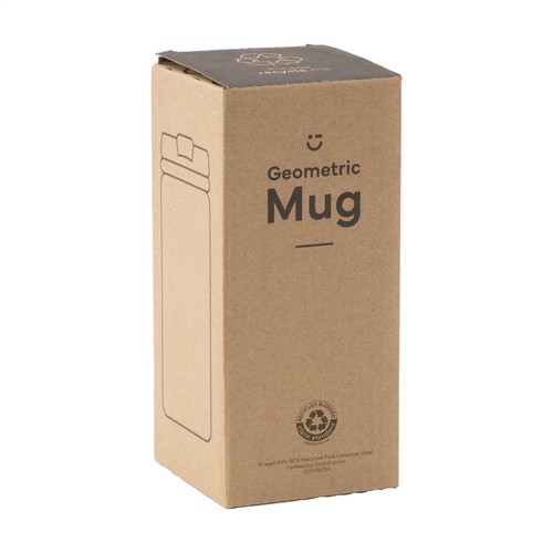 Geometric Mug RCS Recycled Steel 280 ml gobelet iso