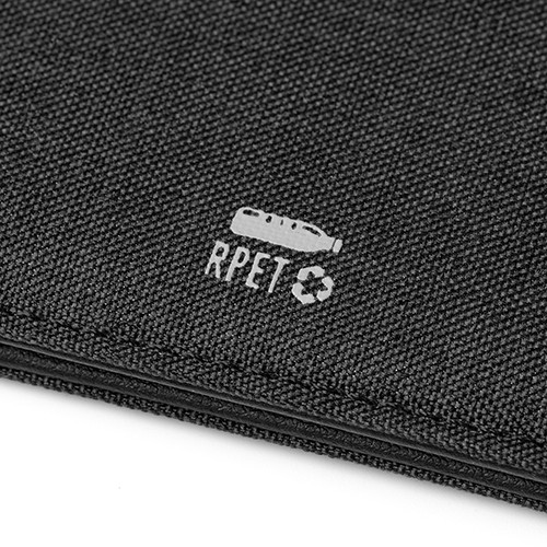 Billetera con acabado melange y sistema de segurid Donaldo