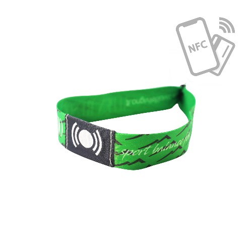 Bracelet en polyester avec fermoir en plastique