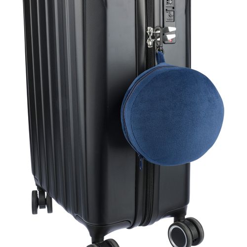 Almohada y antifaz de viaje, de poliéster Leontine