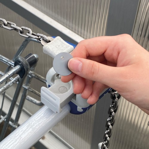 Metalen karabijnhaak recycling "Omega"