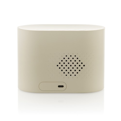 LumaRise RCS gerecycled plastic wekker met witte ruis