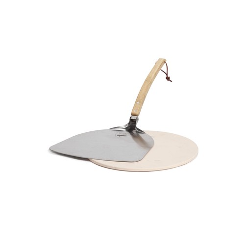 Orrefors Hunting pizza stone with pizza shovel