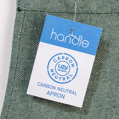 280 g/m2  recycled cotton  carbon neutral apron