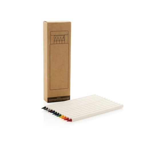 Set de 12 crayons de couleur GRS Infinity Micki