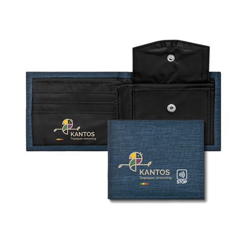 PORTE MONNAIE ANTI RFID EN RPET