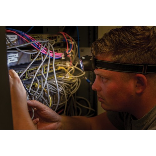 Lampe frontale avec LED et COB