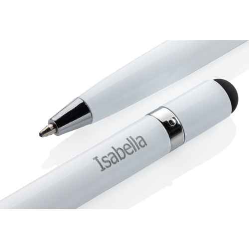 Aluminium inkless pen with eraser