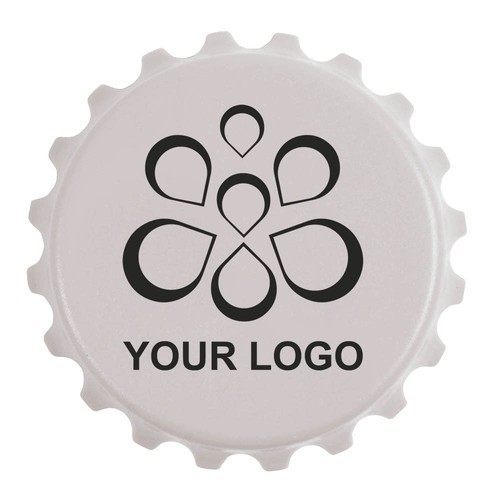 ABS and metal, bottle top-shaped, screw-top and bottle opener with magnets
