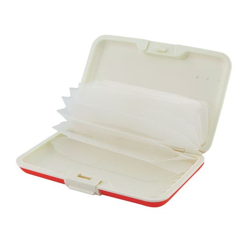 PORTE-CARTES DE VISITE SILICONE ROUGE