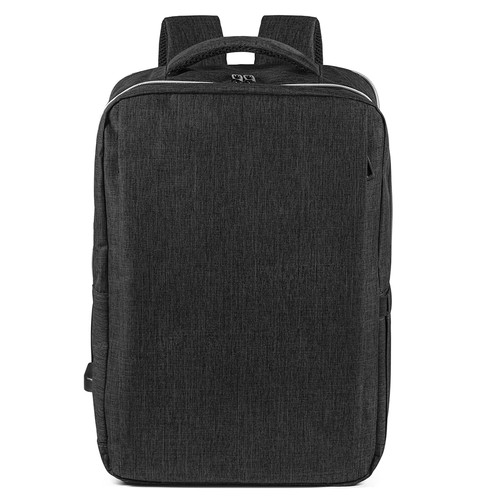 300D RPET LAPTOP BACKPACK WITH USB OUTPUT