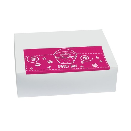 FAVOR CAKE CARDBOARD PINK