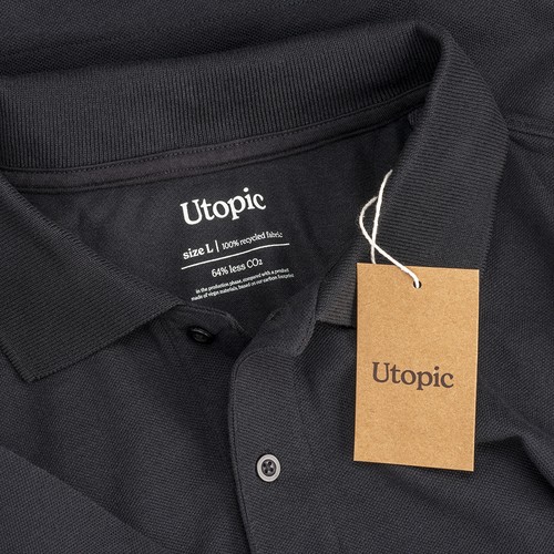 100% recycled fabric polo