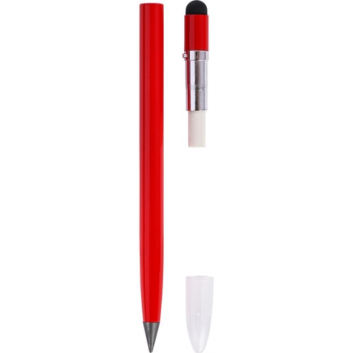 ALUMINUM TOUCH SCREEN PENCIL WITH METAL GRAPHITE TIP