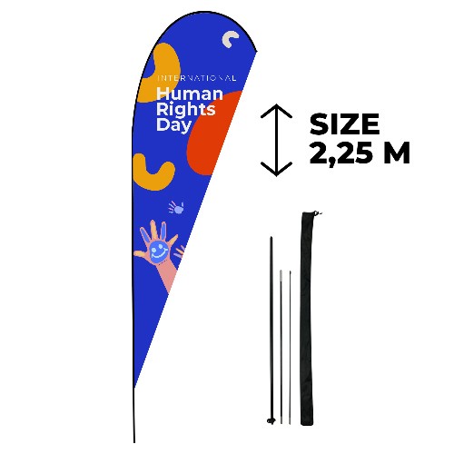 Customizable teardrop banner. Mirzam