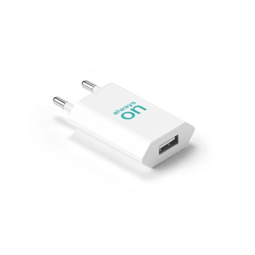 WOESE. Power adapter USB-A 5W made from recycled ABS (100% rABS)