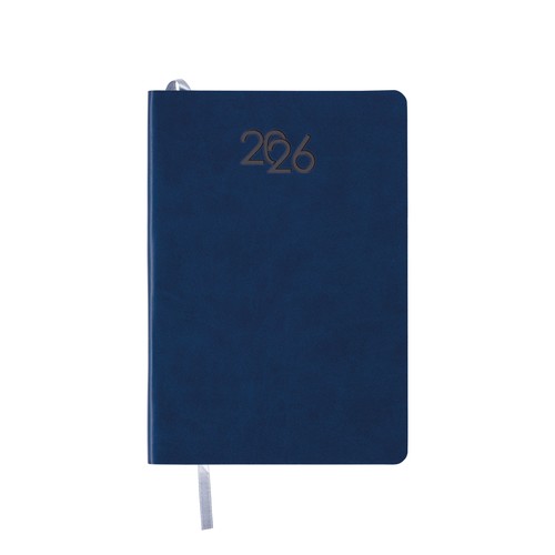2026 daily planner with soft cover in thermo-reactive PU