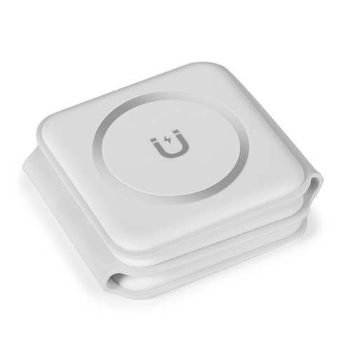 15W MAGNETIC WIRELESS CHARGER IN SOFT TOUCH PLASTIC