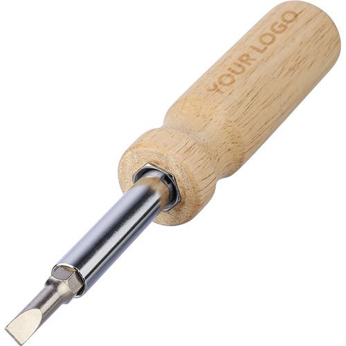 Rubberhout schroevendraaierset Leni