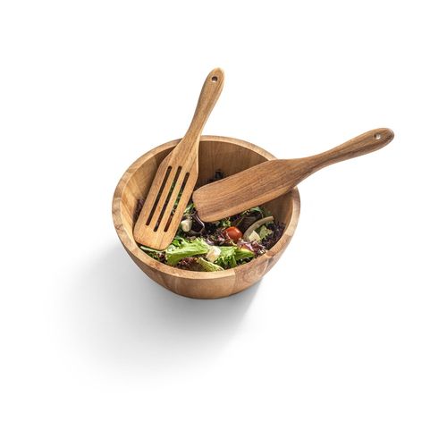 SAGE. Round acacia wood salad bowl