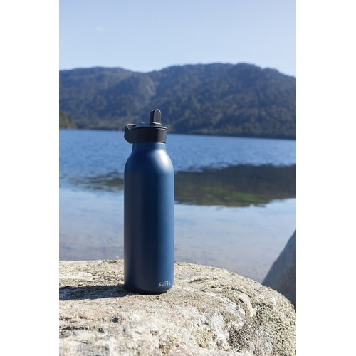 Avira Ara RCS recycled staal fliptop water fles 500ML