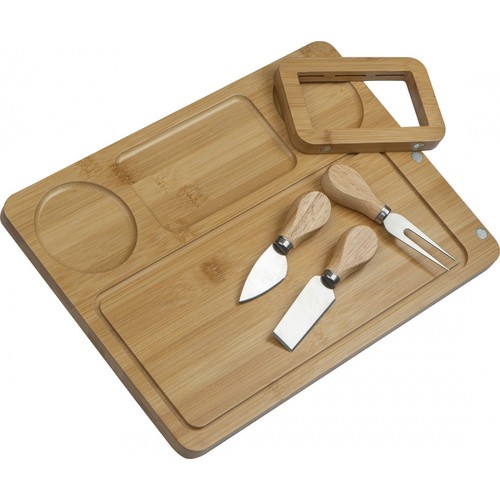 Bamboo cheese set