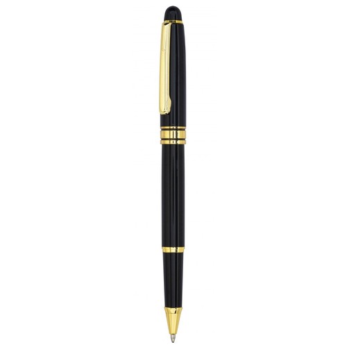 BLACK AND GOLD ROLLER PEN