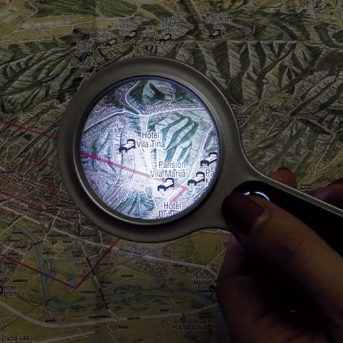 Magnifying glass with LED GLOUCESTER