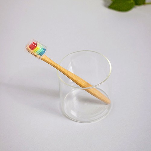 Bamboo toothbrush. Lama