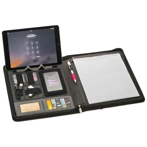 Conference folder A4 with power bank 5000 mAh