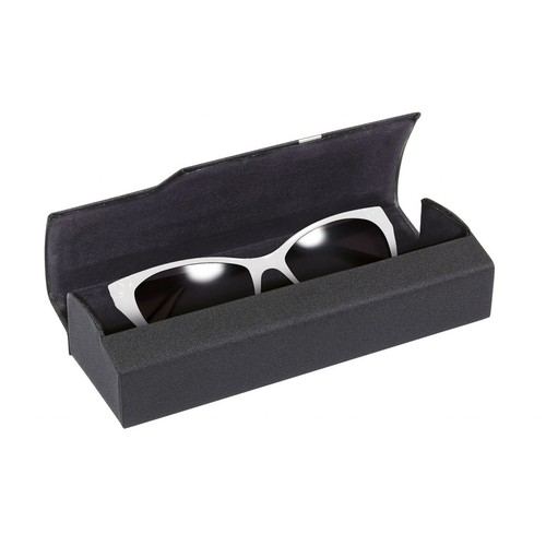 GLASSES CASE BLACK - BLACK INSIDE
