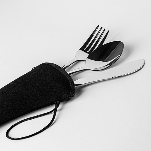 Cutlery set in pouch  Aglaia