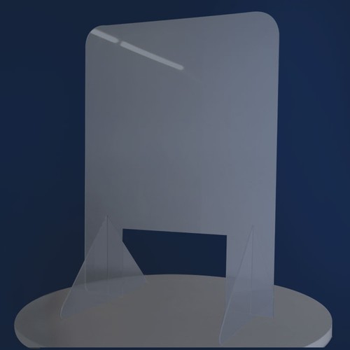 ACRYLIC PARTITION MEDIA 0.3X90x80CM